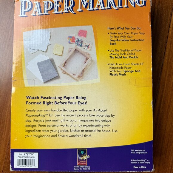 NEW All About Paper Making Kit by Damert Company - Picture 2 of 5